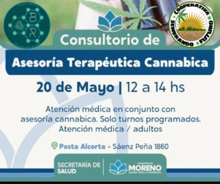 Que orgullo y que emoción para lxs integrantes de la Asociación Civil Buenas Raíces y la Cooperativa Sembrando Futuro!!!
Hace mucho juramos llevar el Cannabis a la Salud Pública y lo seguimos logrando.
Desde el Consejo Consultivo dirigido por la Secretaria de Salud del Municipio de Moreno, sumamos un nuevo Consultorio de Asesoría Terapéutica Cannabica.
Mañana en Posta Alcorta. Pronto se está diversificando en todos los Centros de Asistencia del Municipio.
Hasta que sea para todxs...
#CannabisEnLaSaludPublica
#morenoverde