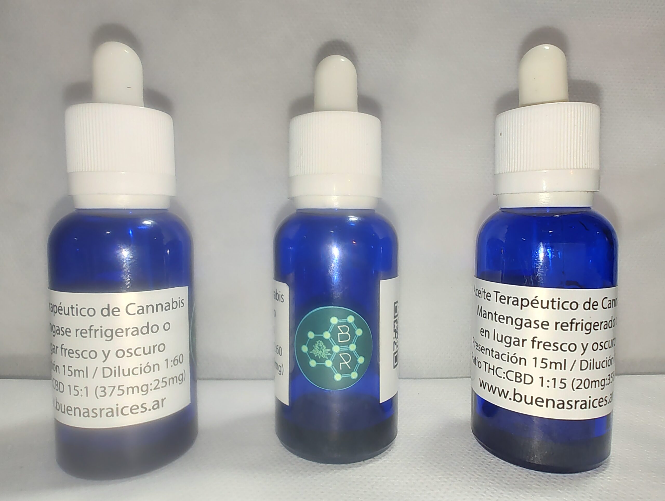 Extracto de Cannabis Ratio 1:15 Quimiotipo III (Alto CBD) Disuelto en Aceite de Oliva